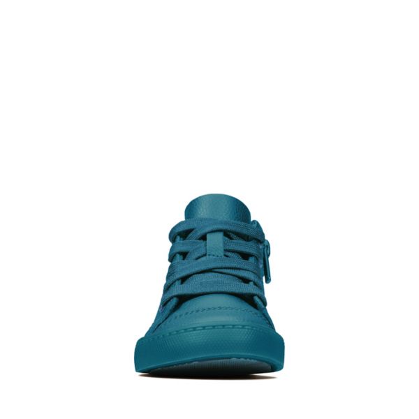 Clarks Girls City Oasis H Toddler Casual Shoes Dark Blue | CA-8035924